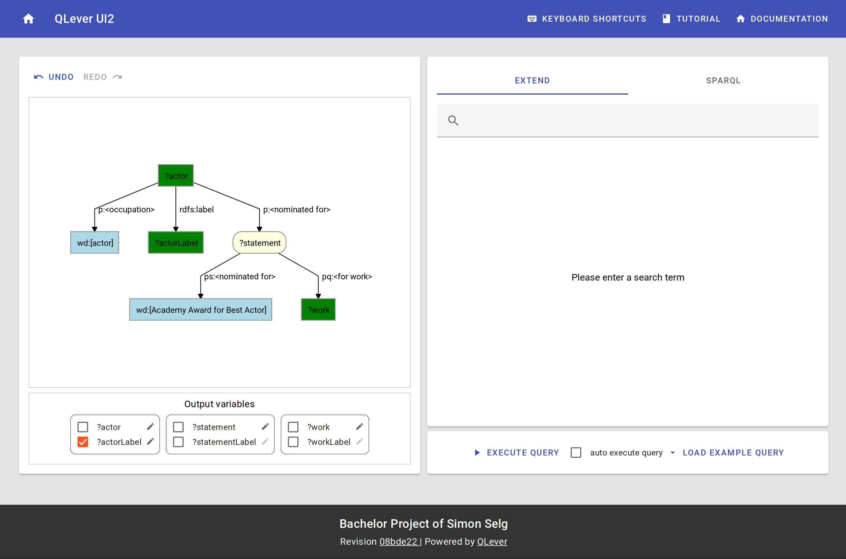 user interface overview